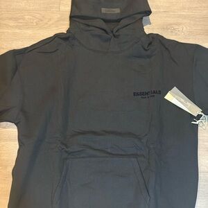 Fear of God Essentials Black hoodie - Men’s Large